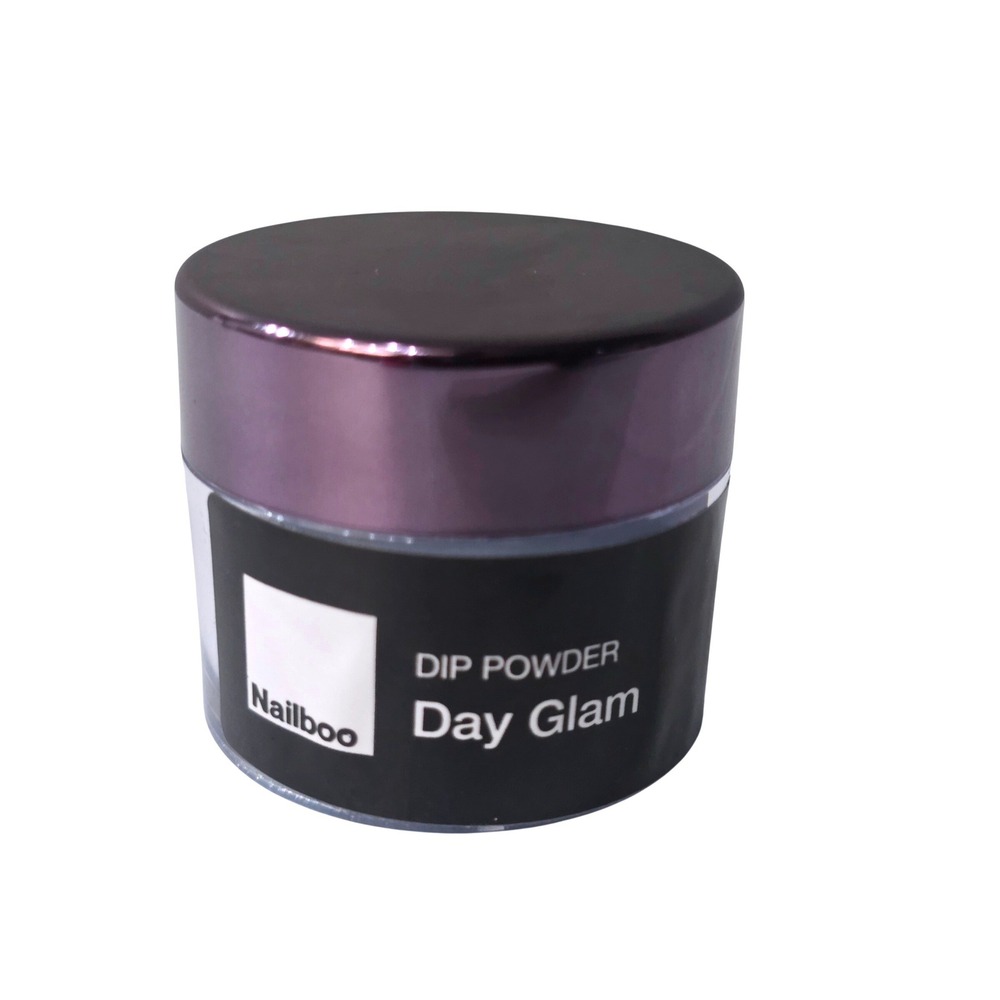 Nailboo Dip Powder Day Glam Light Blue Speckled Professional Nail‎ System Jar